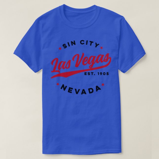 T-shirt Las Vegas Nevada (Design devant)