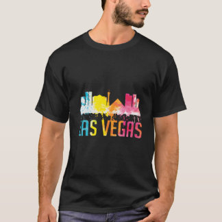 T-shirt Las Vegas Nevada Watercolor City Skyline