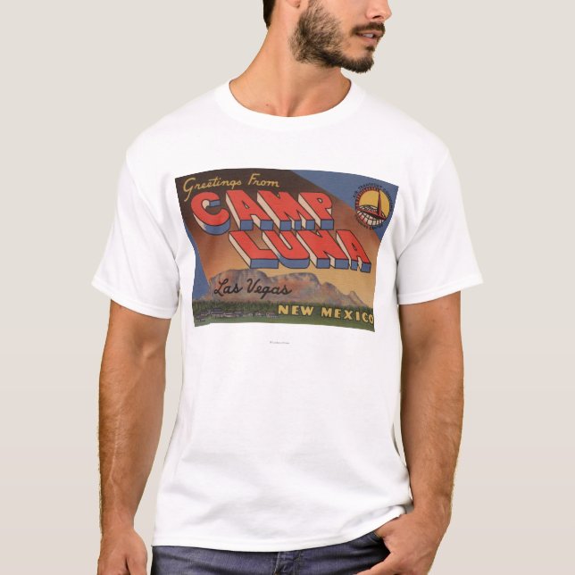 T-shirt Las Vegas, Nouveau Mexique - camp Luna (Devant)