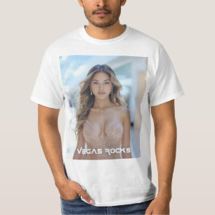 T-SHIRT LAS VEGAS ROCKE