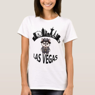 T-shirt Las Vegas Skyline Gangster Husky