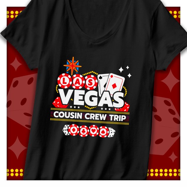 T-shirt Las Vegas Vacances Cousin Crew Las Vegas (Créateur téléchargé)