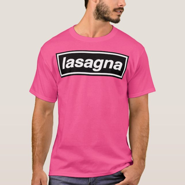 T-shirt Lasagna (Dîner De Digsy) Us Orthographe (Original) (Devant)