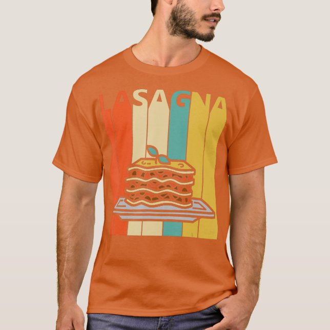 T-shirt Lasagne vintage (Devant)