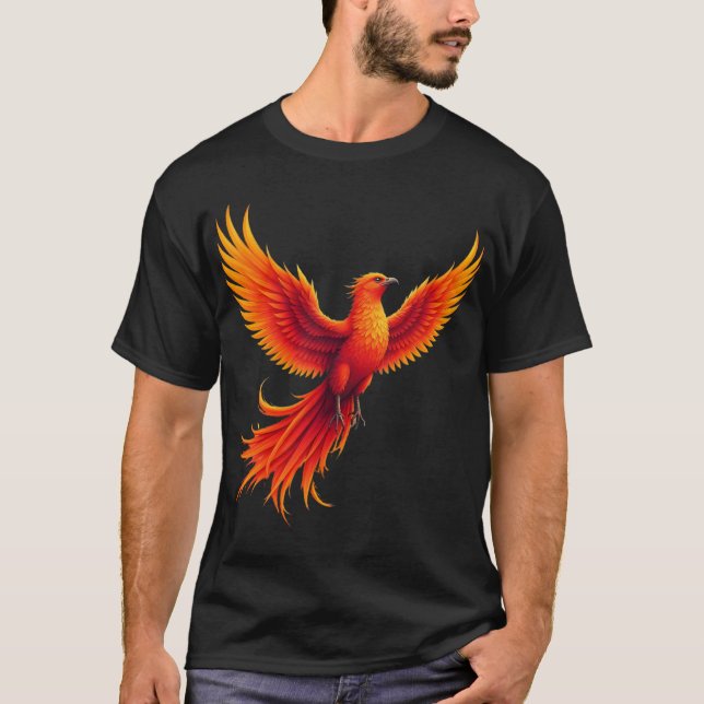 T-shirt L'Ascension du Phénix – Conception de Renaissance  (Devant)