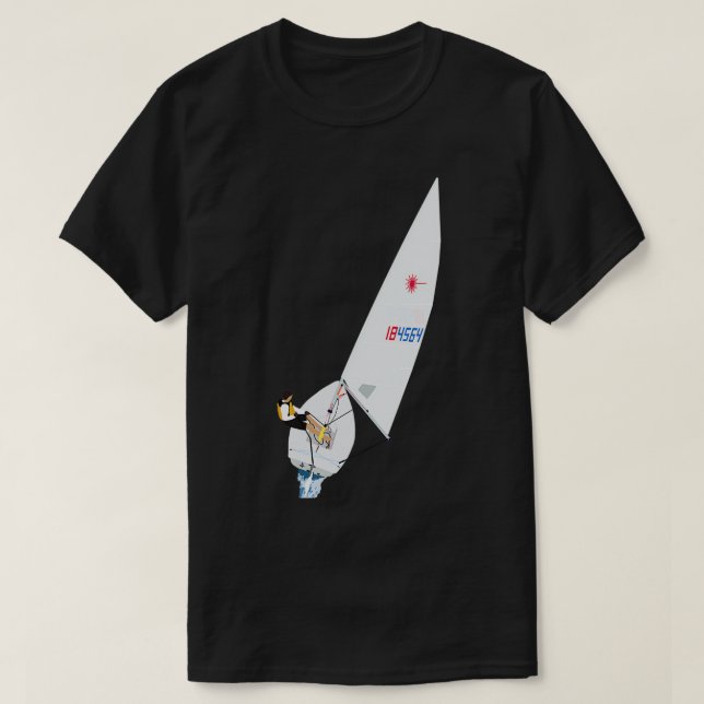 T-shirt Laser Sailing Man (Design devant)