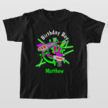 T-shirt Laser tag Birthday Boy shirt<br><div class="desc">Célébrez l'anniversaire avec ce t-shirt spécial,  design spécial et personnalisé</div>