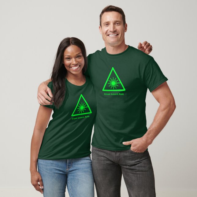 T-shirt laser vert (Unisexe)
