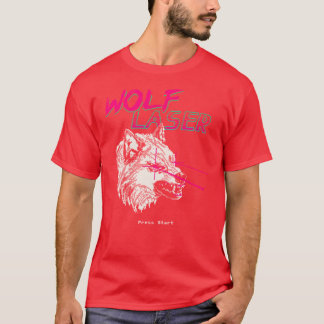 T-shirt Laser Wolf