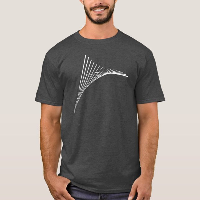 T-shirt Lasers Abstraits Swoosh (Devant)