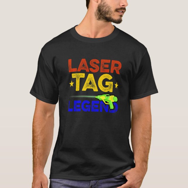 T-shirt Lasertag Legend Lasergame Lasertag P (Devant)