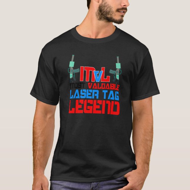 T-shirt Lasertag Legend Lasergame Lasertag P (Devant)