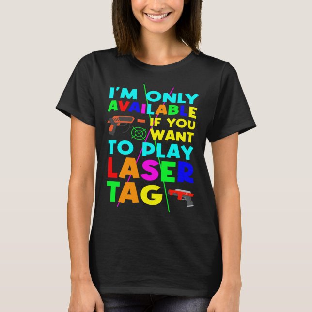 T-shirt Lasertag Shooting Game s & Laser Tag (Devant)
