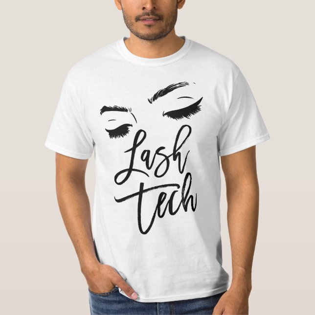 T-shirt Lash Technician Gift - Cosmetologist Lash Tech wom (Devant)