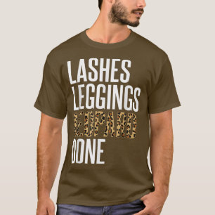 T-shirt Lashes de liste des femmes Leger Leopard automne a