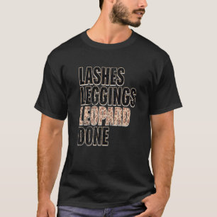 T-shirt Lashes vintages Leggings Leopard Done Lash Artiste
