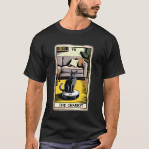 T-shirt L'aspirateur robot Chariot Chat Drôle Tarot C