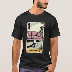 T-shirt L'aspirateur robot Chariot Chat Drôle Tarot C