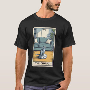 T-shirt L'aspirateur robot Chariot Chien Drôle Tarot C