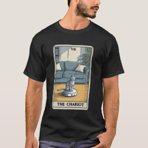 T-shirt L'aspirateur robot Chariot Tarot chat drôle C