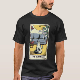T-shirt L'aspirateur robot chat carte de tarot impératrice