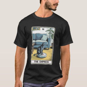 T-shirt L'aspirateur robot chat carte tarot impératrice Ca