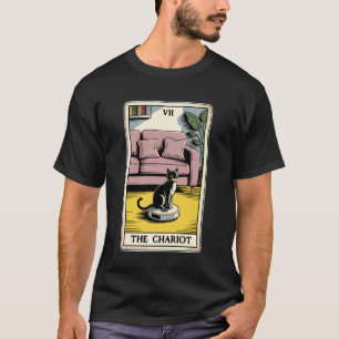T-shirt L'aspirateur robot chat carte tarot Le Chariot Ca
