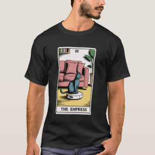 T-shirt L'aspirateur robot impératrice Chat Tarot drôle C