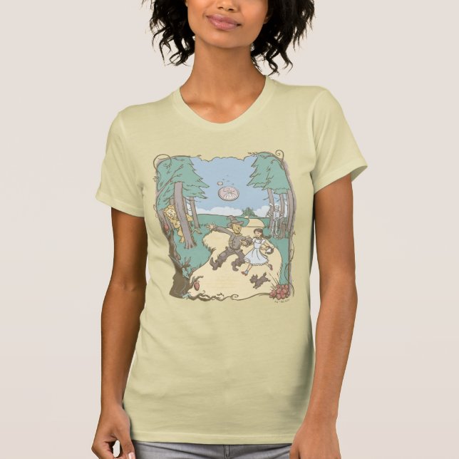 T-shirt L'Assistant D'Oz™ | Storbook Yellow Brick Road (Devant)