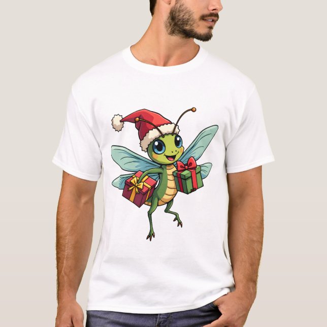 T-shirt L'Assistante Libellule du Père Noël (Devant)