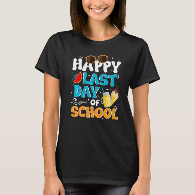 T-shirt Last Day Of School Summer (Devant)