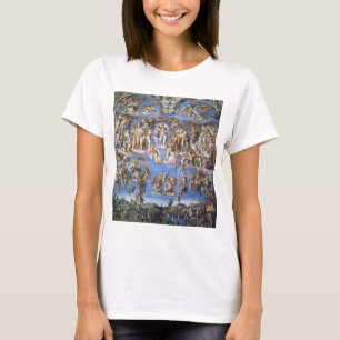 T-shirt Last Judment From The Sistine Chapel By Michelan