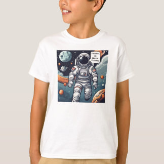 T-shirt L'Astronaut Houston, Nous Avons Un Anniversaire !