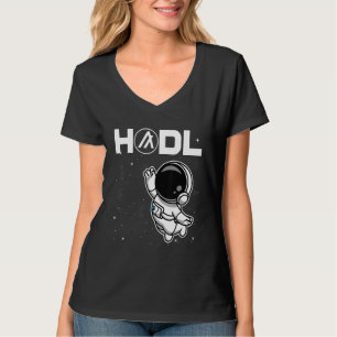 T-shirt L'Astronaute Algorand Algo Coin Hodl Au Cristal Lu
