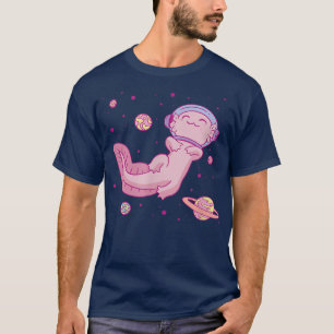 T-shirt L'astronaute Axolotl Spaceman Outdoor Planets Ka
