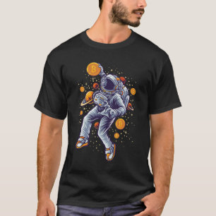 T-shirt L'astronaute Bitcoin à la lune - Crypto Bitcoin