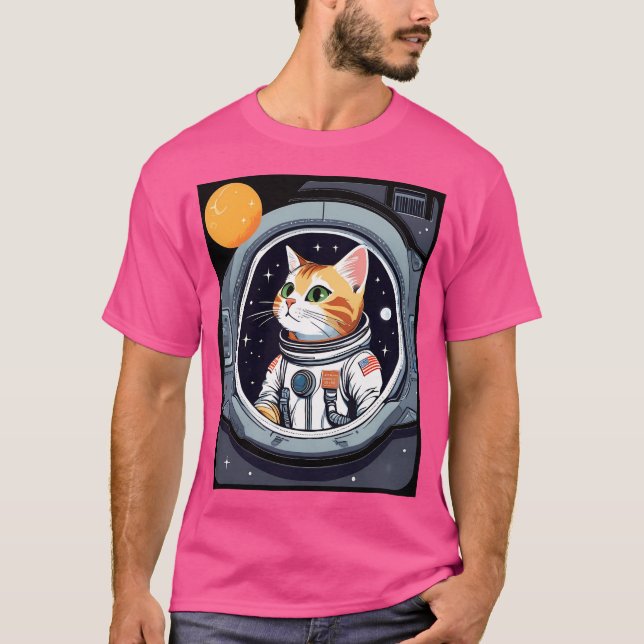 T-shirt L'astronaute Cat Ufo (Devant)