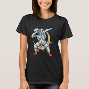 T-shirt L'astronaute Dabbing Galaxy Boys Space Toddler Cos