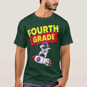 T-shirt L'astronaute de 4e année qui bombarde le sol revie