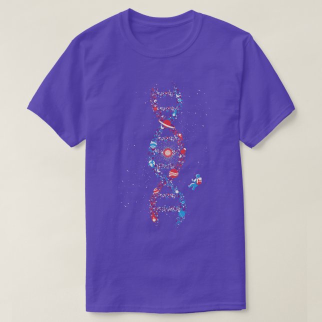 T-shirt L'astronaute de l'ADN Galaxy We Are Stardust par T (Design devant)