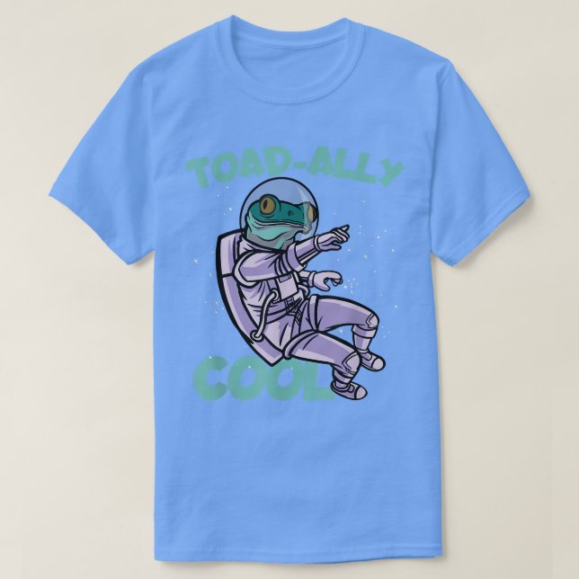 T-shirt L'astronaute de l'espace de grenouille Toad Ally G (Design devant)