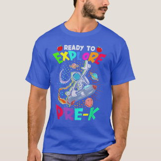 T-shirt L'astronaute de retour à l'école prêt à apprendre 