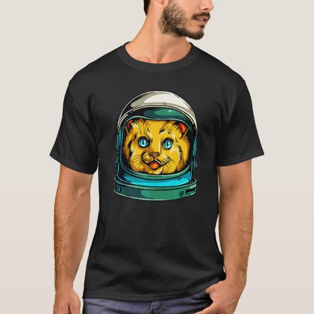 T-shirt L'astronaute de vaisseau spatial Funny (Devant)