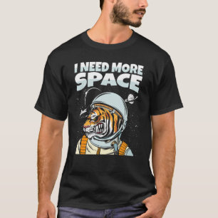 T-shirt L'astronaute du tigre animal Big chat faune j'ai b