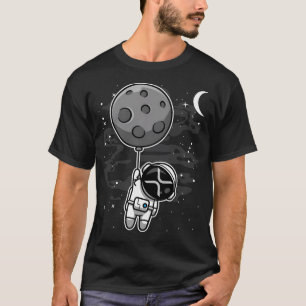 T-shirt L'Astronaute Flottant Ripple Xrp Coin À Lune Cry