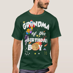 T-shirt L'Astronaute Grand-Mère De L'Anniversaire De La Fa