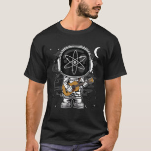 T-shirt L'Astronaute Guitare Cosmos ATOM Pièce À La Crème 