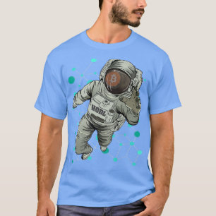 T-shirt L'astronaute HODL BTC To the Moon Bitcoin