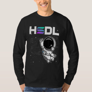 T-shirt L'Astronaute Hodl Solana Sol Coin Au Crypto Lune