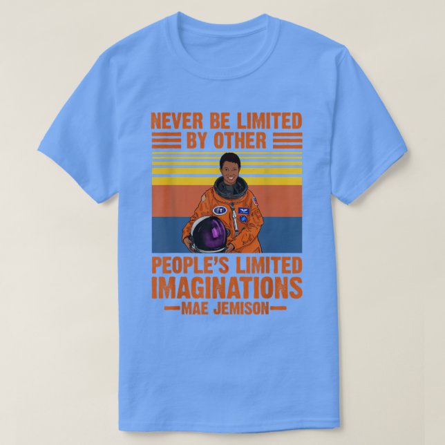 T-shirt L'astronaute Jemison de Mae Jemison, femme noire a (Design devant)